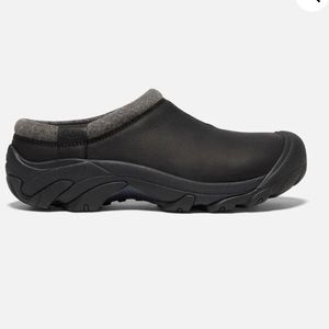 KEEN Targhee II Dark Olive Green Leather Clogs Sz 11